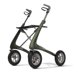 Rollator CARBON OVERLAND Vert incliné                             loading=